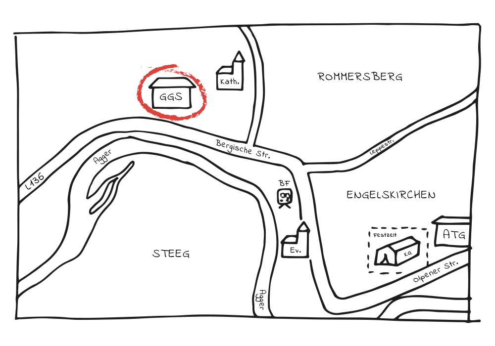 karte mit der Location des Mütterkaffees